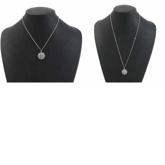 CHANEL Silver Necklace